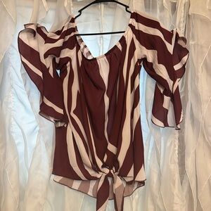 Off the shoulder blouse